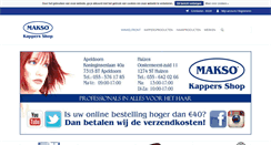 Desktop Screenshot of maksokappersshop.nl